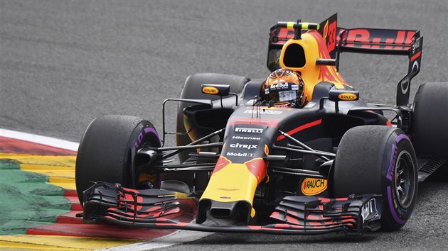 Max Verstappen ve Velk cen Belgie.