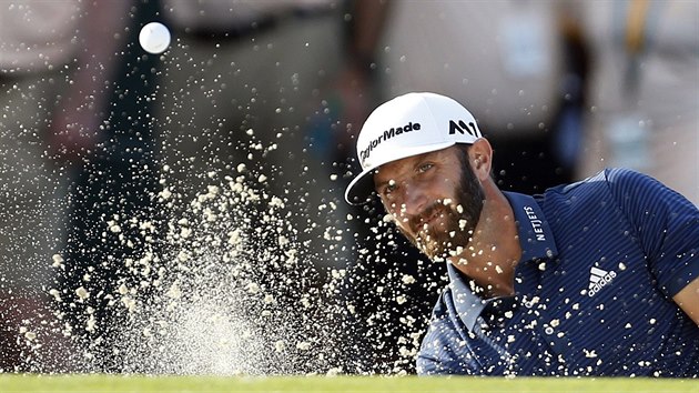 Dustin Johnson na turnaji Northern Trust v New Yorku.