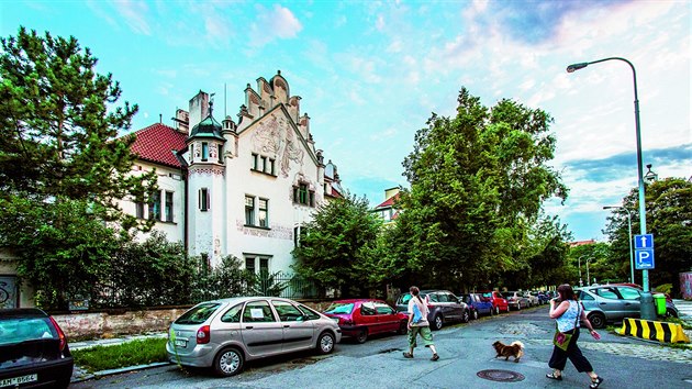 Vila Aloise Dryka z roku 1900. Mezi historismem a seces.