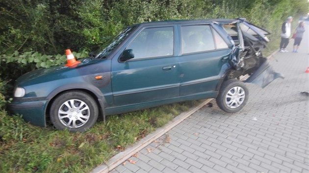 idi felicie odstavil auto u krajnice a el pomhat. Za chvli do nj narazil dal vz.