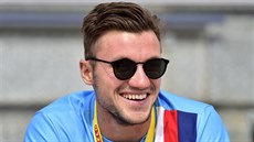 Martin Fuksa na mistrovství světa v Račicích po rozjížďce závodu na 1000 metrů. Martin Fuksa na mistrovství světa v Račicích po rozjížďce závodu na 1000 metrů.