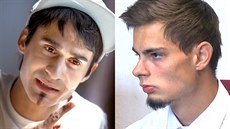 Zpěvák Radek Banga (vlevo) a obžalovaný David Šmíd, který napsal Bangovi na... Zpěvák Radek Banga (vlevo) a obžalovaný David Šmíd, který napsal Bangovi na...