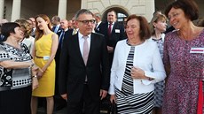 Livia Klausová bhem setkání eských velvyslanc s ministrem zahraniních vcí...