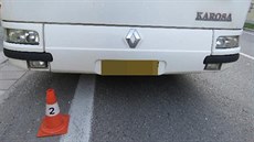 Autobus, který v centru Hradce Králové srazil psa (23.8.2017). Autobus, který v centru Hradce Králové srazil psa (23.8.2017).