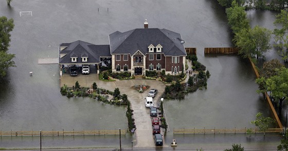 Následky záplav zpsobených bouí Harvey v Houstonu (29. srpna 2017)