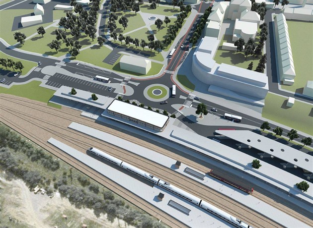 Takto by ml vypadat nový centrální dopravní terminál v Jihlav. Opomíjená...