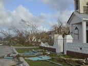 dn huriknu Irma na ostrov Barbuda (7. z 2017).