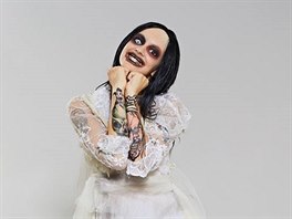 Jitka Boho jako Marilyn Manson v show Tvoje tvá má známý hlas IV