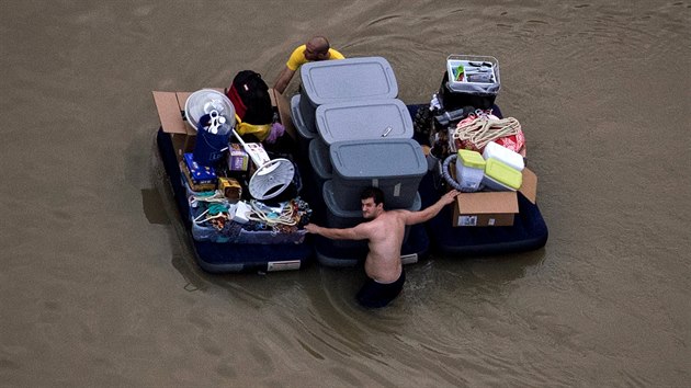 Nsledky povodn v Houstonu (31. srpna 2017)