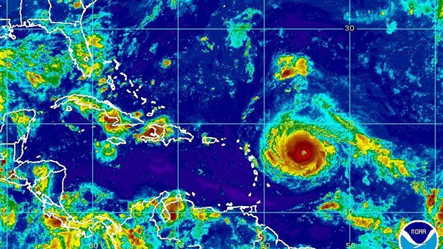 Satelitn snmek huriknu Irma (4. z 2017).