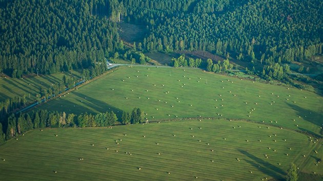 Dva balony odstartovaly z Doln Vltavice a dosedly za Kyselovem pobl hranic s Rakouskem.