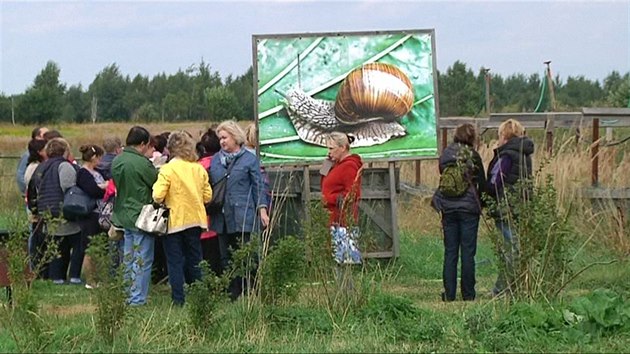 Exkurze na Sergejov hlemd farm nedaleko Moskvy.