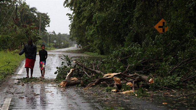 Hurikn Irma zashl i sever Dominiknsk republiky. (7. z 2017)