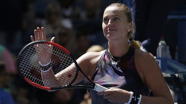 Petra Kvitov se t z postupu do osmifinle US Open.