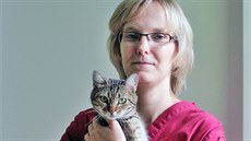 Veterinární lékařka Eva Jiránková ve své karlovarské ordinaci v Sedlecké ulici... Veterinární lékařka Eva Jiránková ve své karlovarské ordinaci v Sedlecké ulici...