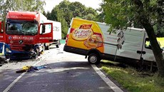 Tragická dopravní nehoda u Drmoulu na Chebsku.