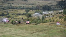 Cviení Forest Fires na Karlovarsku se zúastnilo na pt stovek hasi (2. záí...