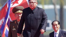 Severokorejský lídr Kim Čong-un. Severokorejský lídr Kim Čong-un.