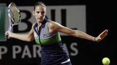 Karolína Plíšková ve třetím kole turnaje v Římě. Karolína Plíšková ve třetím kole turnaje v Římě.