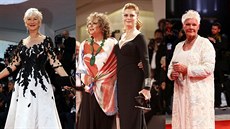 Helen Mirrenová, Claudia Cardinalová, Susan Sarandonová a Judi Denchová na... Helen Mirrenová, Claudia Cardinalová, Susan Sarandonová a Judi Denchová na...