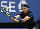 Rafael Nadal bhem finále US Open.