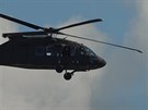Vrtulník UH-60M Black Hawk slovenského letectva opoutí Dny NATO v Ostrav
