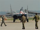 MiG-29 polského letectva se chystá ke startu