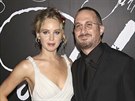 Jennifer Lawrencov a jej bval partner, reisr Darren Aronofsky (New York,...