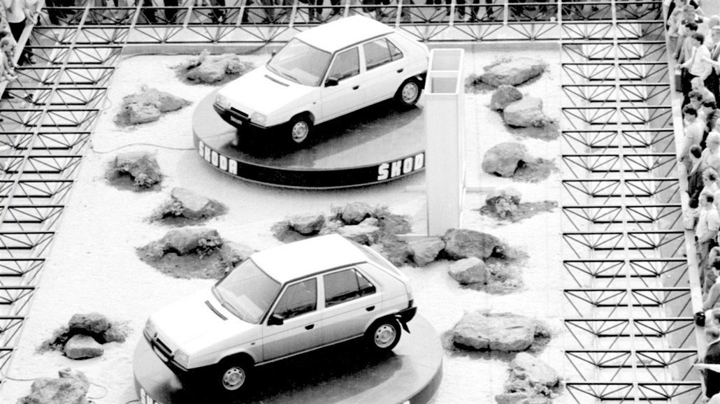 Výstavní premiéra kody Favorit na veletrhu v Brn 16. záí 1987
