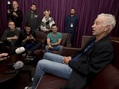 John McEnroe po svém příletu do Prahy. Americká tenisová legenda má roli... John McEnroe po svém příletu do Prahy. Americká tenisová legenda má roli...