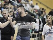 Loučení s házenkářem Milanem Škvařilem, který z Plzně odchází do švýcarského... Loučení s házenkářem Milanem Škvařilem, který z Plzně odchází do švýcarského...