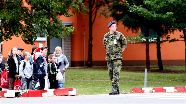 Vbuch v arelu Vojensk akademie ve Vykov zabil vojka. Ostatn byli evakuovni.