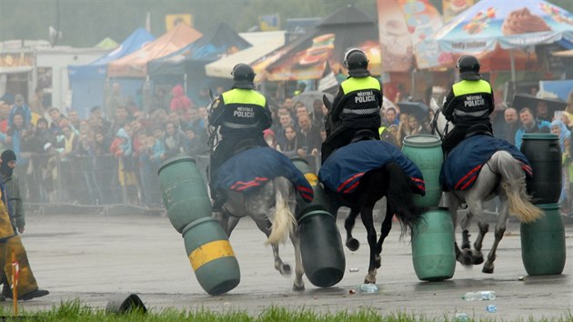 Ukzka skupiny hipologie Mstsk policie Ostrava