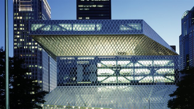Seattle - Public Library - projekt Rema Koolhaase z let 1999 a 2004