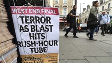 Londýn v pátek zasáhly zprávy o explozi na stanici Parsons Green (16. záí 2017)