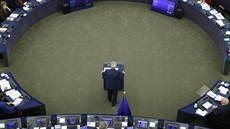 Jean-Claude Juncker ve stedu pednesl projev o stavu EU (13. záí 2017)