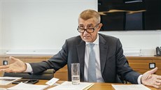 éf Hnutí ANO Andrej Babi bhem rozhovoru pro MFD. (12.9.2017)