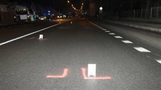 Ulice Palackého v Jaroměři, kde se auto srazilo s chodcem (2.2.2015). Ulice Palackého v Jaroměři, kde se auto srazilo s chodcem (2.2.2015).