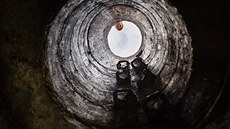Prohlídka pražských kanálů a stok na Starém městě s pracovníky PVK, kteří... Prohlídka pražských kanálů a stok na Starém městě s pracovníky PVK, kteří...