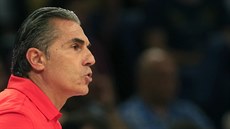 Italský trenér panlských basketbalist Sergio Scariolo