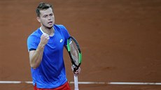 Český tenista Adam Pavlásek slaví úspěšný fiftýn ve čtyřhře v daviscupové... Český tenista Adam Pavlásek slaví úspěšný fiftýn ve čtyřhře v daviscupové...