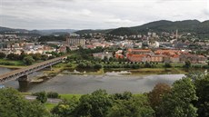 Současný pohled na město z Větruše. Současný pohled na město z Větruše.
