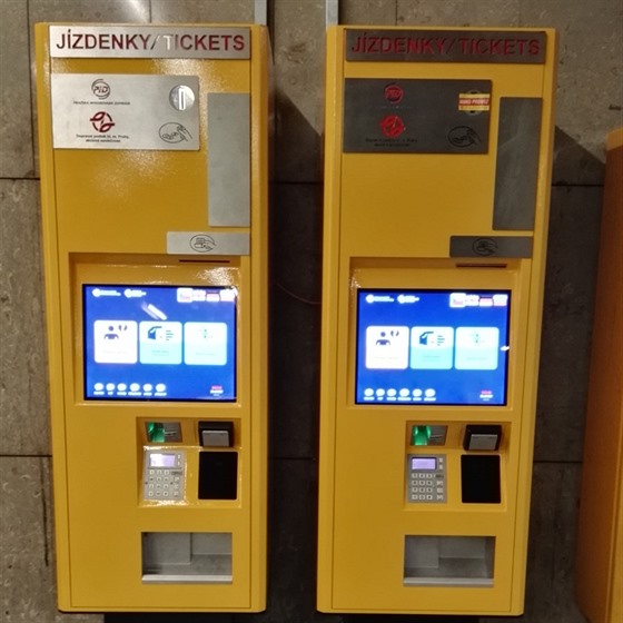 Prodejní automat na jízdenky
