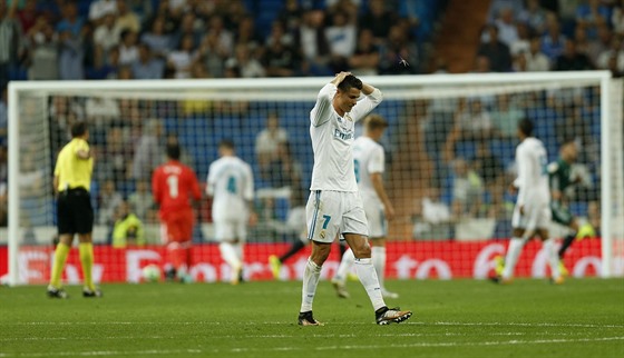 Cristiano Ronaldo z Realu Madrid po poráce s Betisem Sevilla.