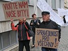 Ostravsk demonstrace finannka Pavla Krpy proti Zdeku Bakalovi mla velmi...