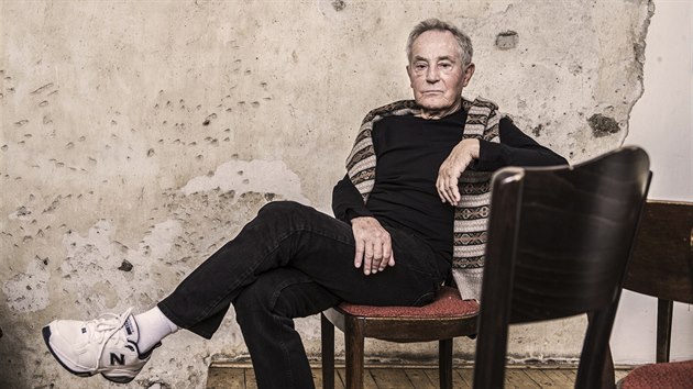 Herec Jan Tříska na snímku z října 2016 Herec Jan Tříska na snímku z října 2016