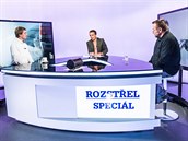 Mluvčí ÚAMK Petr Vomáčka (vlevo) a odborník na problematiku emisí Libor... Mluvčí ÚAMK Petr Vomáčka (vlevo) a odborník na problematiku emisí Libor...