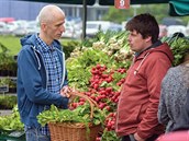 Petr Klíma je na farmářských trzích v Praze 6 "pečený - vařený“. Na snímku s... Petr Klíma je na farmářských trzích v Praze 6 "pečený - vařený“. Na snímku s...