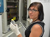 V laboratoři molekulární terapie pracuje Štěpána Boukalová