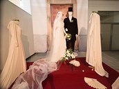 Svatební šaty, ve kterých se vdávala Marie Baťová, jsou k vidění na výstavě... Svatební šaty, ve kterých se vdávala Marie Baťová, jsou k vidění na výstavě...